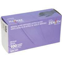 Medical Grade Disposable Gloves, Medium, Nitrile, 6-mil, Powder-Free, Black, Class 2 Distribution Élite MP