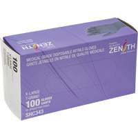 Gants jetables de calibre m&eacute;dical, T-Grand, Nitrile, 6 mils, Sans poudre, Noir, Classe 2 Distribution Élite MP