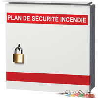 Boîte pour plan de s&eacute;curit&eacute; en cas d'incendie Distribution Élite MP