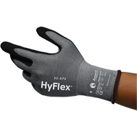 HyFlex&reg; 11-571 Cut-Resistant Gloves, Size 5, 15 Gauge, Nitrile Coated, Nylon/HPPE/Spandex Shell, ASTM ANSI Level A4/EN 388 Level D Distribution Élite MP