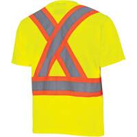6991 Chandail de s&eacute;curit&eacute; en il-de-perdrix, Polyester, 3T-Grand, Jaune lime haute visibilit&eacute; Distribution Élite MP