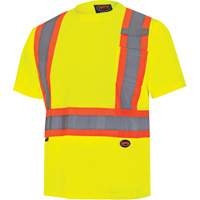 6991 Chandail de s&eacute;curit&eacute; en il-de-perdrix, Polyester, 3T-Grand, Jaune lime haute visibilit&eacute; Distribution Élite MP