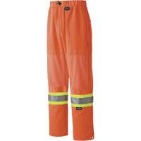 6001P Traffic Safety Pants, Polyester, X-Small, High Visibility Orange Distribution Élite MP