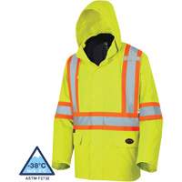 5633 The Rock 3-in-1 Parka, High Visibility Lime-Yellow, X-Small Distribution Élite MP