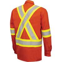 7743 Chemise de s&eacute;curit&eacute; ignifug&eacute;e FR-Tech, Petit, Orange haute visibilit&eacute; Distribution Élite MP