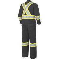 7702BKT FR-Tech&reg; Arc-Rated Coverall, Size 40 (Tall), Black, 10 cal/cm² Distribution Élite MP