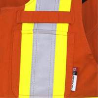 7712 FR-Tech&reg; Flame-Resistant Overalls, Small, High Visibility Orange Distribution Élite MP