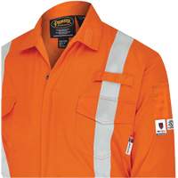 7702BB FR-Tech&reg; 2-Tone Safety Coverall, Size 36, Navy Blue/Orange, 10 cal/cm² Distribution Élite MP
