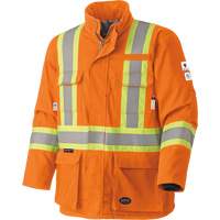 5533 Manteau de s&eacute;curit&eacute; ignifuge, Petit, Orange haute visibilit&eacute;, 58 cal/cm² Distribution Élite MP