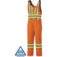 5534A Flame-Resistant Quilted Safety Overalls, Small, Orange Distribution Élite MP