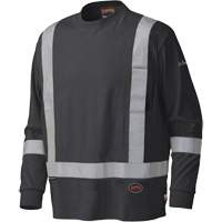 340SFA Chemise de s&eacute;curit&eacute; &agrave; manches longues ignifuge, Petit, Noir Distribution Élite MP