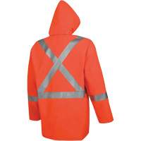 576J High-Visibility FR Rain Jacket, Small, High Visibility Orange Distribution Élite MP