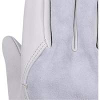 535G Gants de chauffeur beige, Petit, Paume en Cuir fleur de vache Distribution Élite MP
