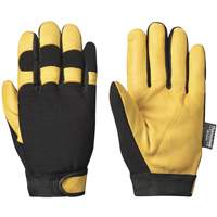 891 Mechanic's Style Insulated Ergonomic Gloves, Grain Goatskin Palm, Size Small Distribution Élite MP