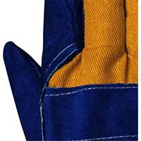 630 Gants d'appareilleur isol&eacute;s bleus, Taille unique, Paume en Cuir de vache refendu, Doublure en Boa Distribution Élite MP