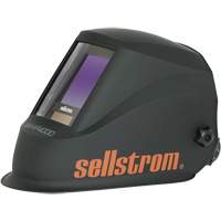 WHP4000 Casque de soudage ADF de la s&eacute;rie Premium avec technologie de lentilles bleues extra larges, 3,94" lo x 3,28" la Champ de vision, Noir/Orange Distribution Élite MP