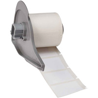 Harsh Environment Multi-Purpose Labels, Polyester, 1.5" L x 1" H, White Distribution Élite MP