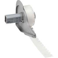Harsh Environment Multi-Purpose Labels, Polyester, 0.35" L x 0.2" H, Black on Clear Distribution Élite MP