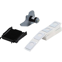 Raised Panel Labels, Polyester, 1.2" L x 1.9" H, White Distribution Élite MP