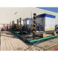 Ultimate Copolymer 2000 Ultra-Containment Berm&reg;, 179 US gal. Capacity, 4' W x 6' L x 12" H, Hinge Bracket Distribution Élite MP