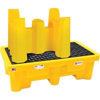 Syst&egrave;me de confinement Ultra-Drum sans drain pour 4 barils, 53" lo x 53" la x 77,8" ha, 3000 gal. US Capacit&eacute; Distribution Élite MP