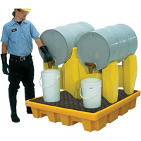 Syst&egrave;me de confinement Ultra-Drum sans drain pour 2 barils, 53" lo x 53" la x 44,8" ha, 1500 gal. US Capacit&eacute; Distribution Élite MP