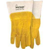 Gants de soudure robustes, Cuir fleur de ch&egrave;vre/Cuir de vache refendu, Taille Moyen Distribution Élite MP