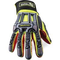 Rig Lizard&reg; 2028X Cut-Resistant Gloves, 6/X-Small, Synthetic/HPPE Palm, Elastic/Hook & Loop Cuff Distribution Élite MP