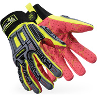 Rig Lizard&reg; 2028X Cut-Resistant Gloves, 6/X-Small, Synthetic/HPPE Palm, Elastic/Hook & Loop Cuff Distribution Élite MP