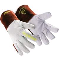 Gants de soudage HeatArmor 5058, Cuir fleur de ch&egrave;vre, Taille Petit/7 Distribution Élite MP