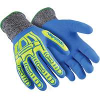 Gants r&eacute;sistants aux coupures Rig Lizard Fluid 7102, Taille 5/2T-petit, Calibre 13, Rev&ecirc;tement Nitrile, Enveloppe en Fibre de verre/PEHP, ASTM ANSI niveau A4 Distribution Élite MP