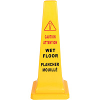 Wet Floor Safety Cone, Bilingual with Pictogram Distribution Élite MP