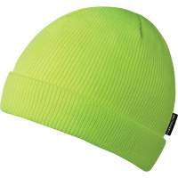 5567A Tuque, Doublure en Acrylique, Taille unique, Jaune lime haute visibilit&eacute; Distribution Élite MP