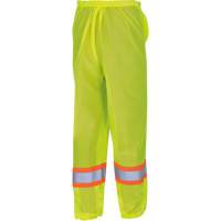5670 Traffic Safety Pants, Polyester, 2X-Small/X-Small, High Visibility Lime-Yellow Distribution Élite MP