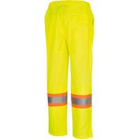 5999PW Women's  Traffic Safety Pants, Polyester, X-Small, High Visibility Lime-Yellow Distribution Élite MP