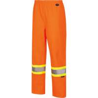 5627W Women's Waterproof Bib Pants, Polyester/Polyurethane, X-Small, High Visibility Orange Distribution Élite MP