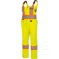 6000W Women's High-Visibility Traffic Safety Overalls, Polyester, X-Small, High Visibility Lime-Yellow Distribution Élite MP
