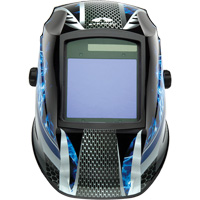 Leadhead&reg; Auto Darkening Welding Helmet, 3.8" L x 3.4" W View Area, 9 - 13 Shade Range Distribution Élite MP