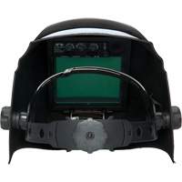 Leadhead&reg; Auto Darkening Welding Helmet, 3.8" L x 3.4" W View Area, 9 - 13 Shade Range, Black Distribution Élite MP