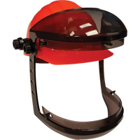 Facetec with Cap Attachment for Slotted Hard Hats, Ratchet Suspension Distribution Élite MP