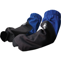 Manchettes en coton ignifuge BSX, 19" lo, Noir/Bleu Distribution Élite MP