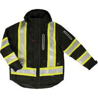 Ripstop 4-in-1 Safety Jacket, Polyester, Black, X-Small Distribution Élite MP