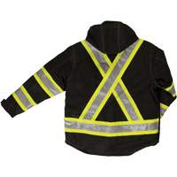 Ripstop 4-in-1 Safety Jacket, Polyester, Black, X-Small Distribution Élite MP