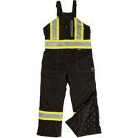 Ripstop Insulated Safety Bib Overall, Polyester, X-Small, Black Distribution Élite MP
