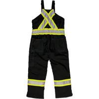 Ripstop Insulated Safety Bib Overall, Polyester, X-Small, Black Distribution Élite MP