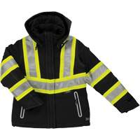 Womens Insulated Flex Safety Jacket, Polyester, Black, X-Small Distribution Élite MP