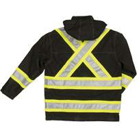 Manteau de s&eacute;curit&eacute; imperm&eacute;able en tissu ind&eacute;chirable Ripstop, Polyester, T-petit, Noir Distribution Élite MP