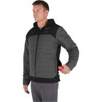 M12 Heated Quietshell Jacket with Battery, Men's, Small, Grey Distribution Élite MP