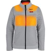 M12 Heated Axis Jacket with Battery, Women's, Small, Grey Distribution Élite MP