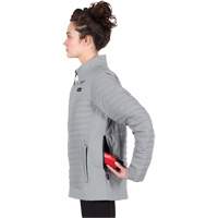 M12 Heated Axis Jacket with Battery, Women's, Small, Grey Distribution Élite MP